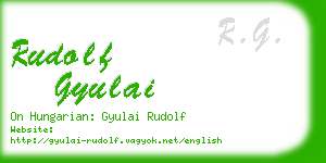 rudolf gyulai business card